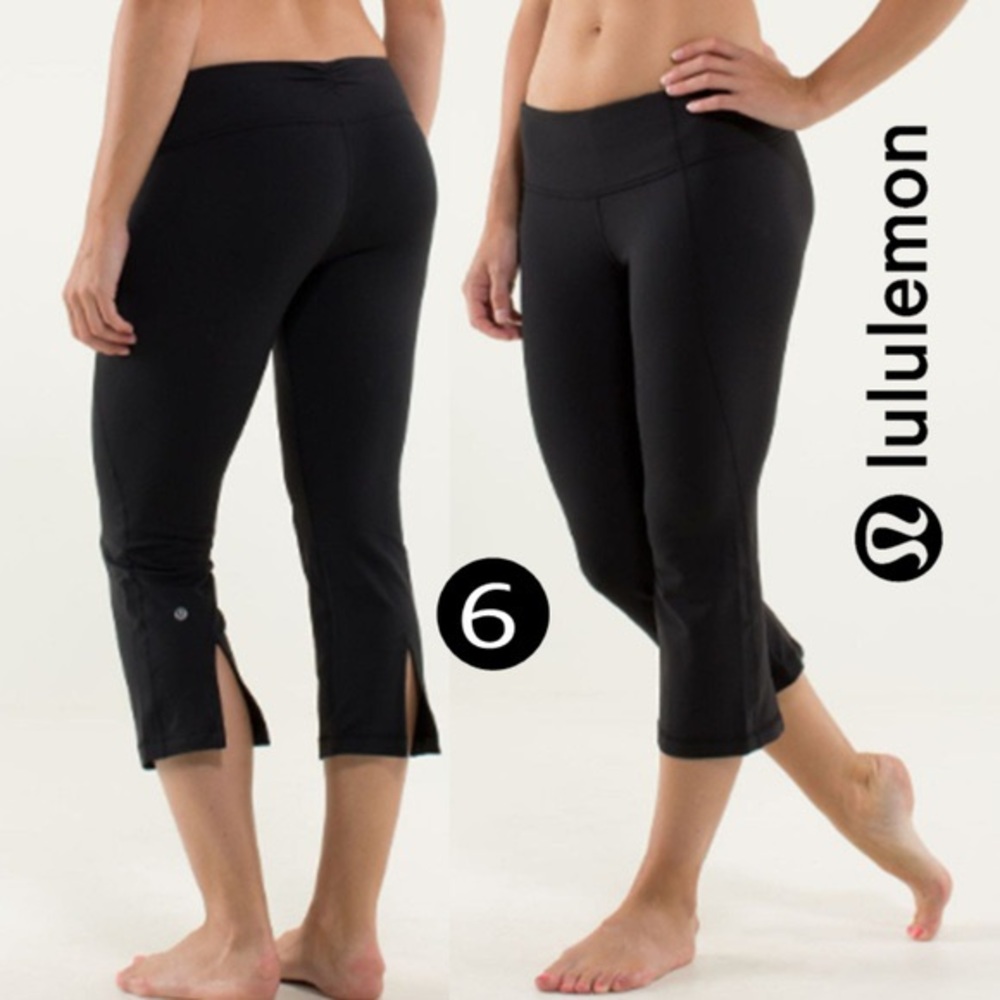 Lululemon Gather & Crow Crop black size 6